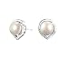 Produktbild Sterling Silber Ohrstecker, nopson Funkelnder Diamant Sterling Silber Prinzessin Cut Cubic zirconid Ohrstecker