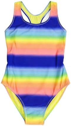 Girls One Piece Swimsuits Crossback Swimwear Beach Bathing Suit 3-14 Years