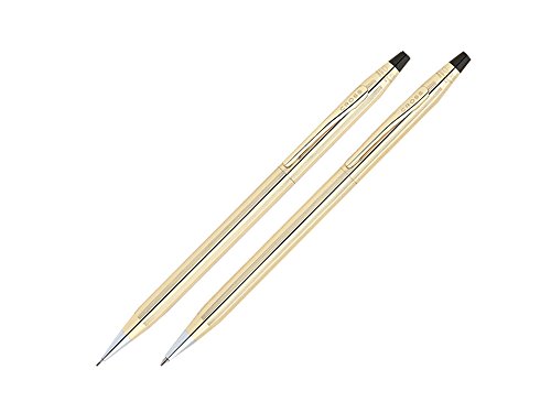 Cross Classic Century Ballpoint Pen & Pencil Set Gold Filled/Rolled