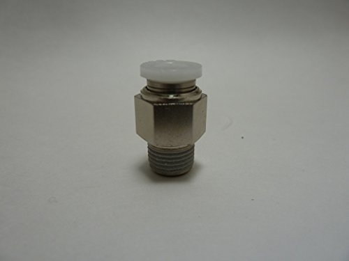 Mindman PC1/4-N1UT Pisco Fitting, Straight, 1/4 Tube Diameter, 1/8 Thread Size NPT