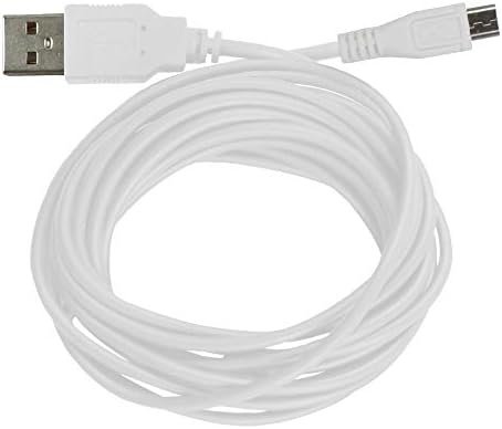 Harper Grove Micro USB Cable, 10FT USB A 2.0 to Micro USB Charger and Sync Cable, White, for BlackBerry Playbook Playbook 4G HP 10 Tablet 2101 10.1 Slate Slate 8 Plus Stream 7 8