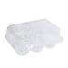 Detroit Forming DFI LBH6656 Clear Hinged Plastic Container for 6 Cupcakes/Muffins - Pack of 10