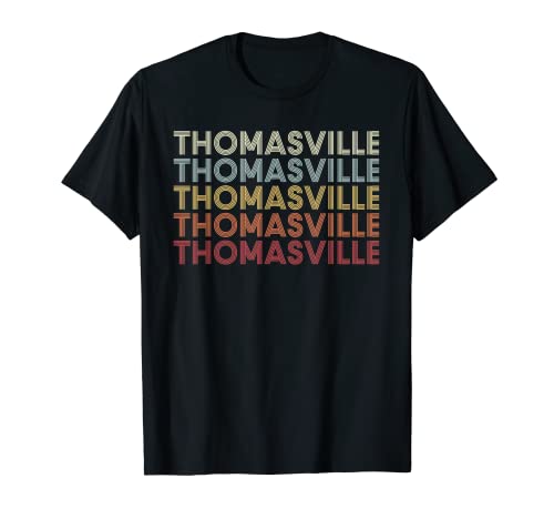 Thomasville North Carolina Thomasville NC Retro Vintage Text T-Shirt