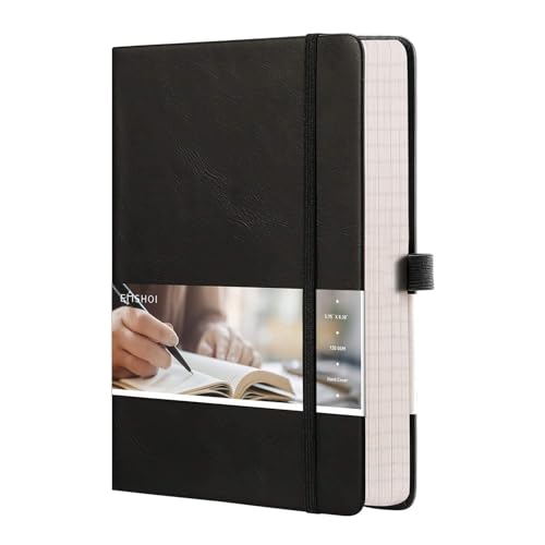 Cuaderno de diario rayado A5 anti-traspaso con papel grueso de 120 g/m²