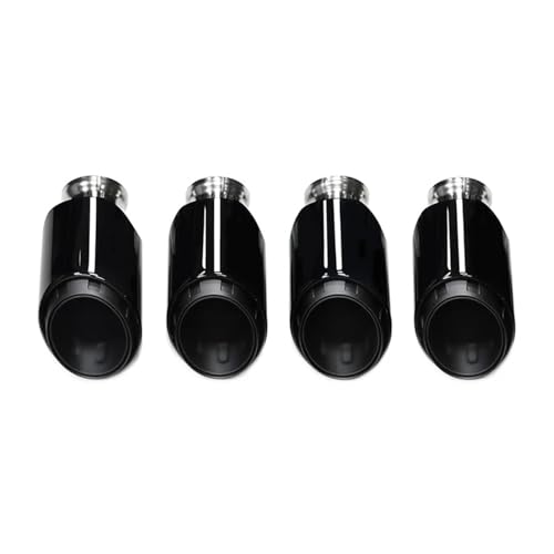 Embout échappement Cayenne S 958 en acier inoxydable noir élégant