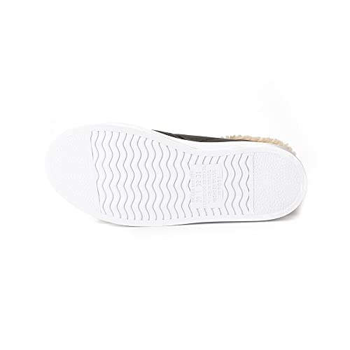 Pink Cats, Tenis Abotinado Infantil Preto, Meninas, Preto (Black), 33