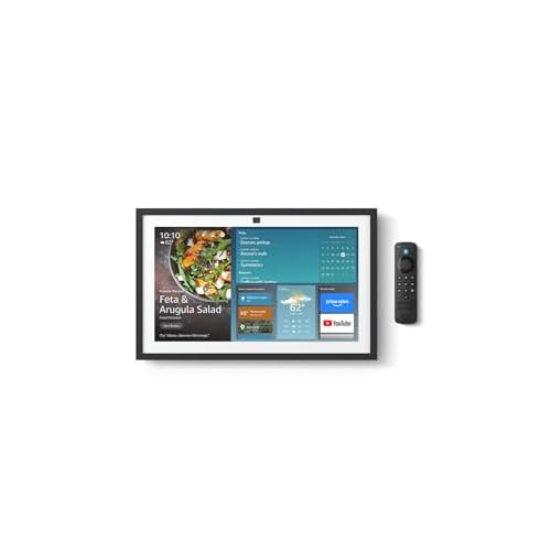 Amazon Echo Show 15 (newest model), Full HD 15.6" kitchen hub for home organization, with built-in Fire TV, Designed for Alexa+