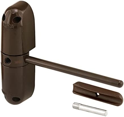 Prime-Line KC17HD Safety Spring Door Closer – Easy to Install to Convert Hinged Doors to Self-Closing – Diecast Construction, 4-1/4 In. Brown, Non-Handed (Single Pack)