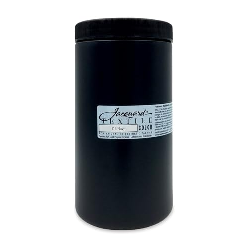 Jacquard Textile Color Navy Blue Fabric Paint 32 Oz