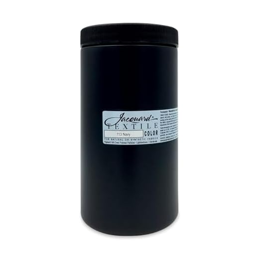 Jacquard Navy Blue Fabric Paint - 32 Oz