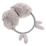 [Hoement] アンティラ型イヤーマフ付きカジュアルバックパック ふわふわデザイン 防寒 アウトドア ショッピング 旅行用 学生向け