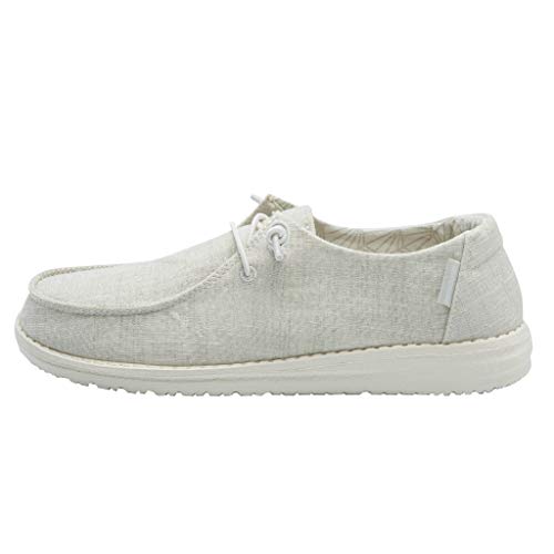 Exclusive Special Hey Dude Women's Wendy Sparkling Cream, Size 10 Exclusive Special Hey Dude Women's Wendy Sparkling Cream, Size 10