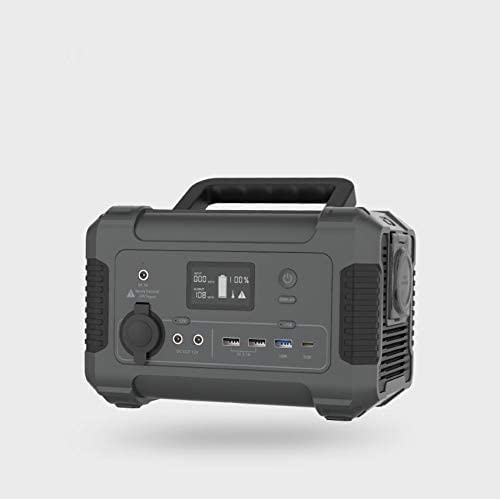 Power Generator 62500mAh 200W QC3.0 PD 30W/Solar panel for re-charging the generator, universal socket AC outlet - Black
