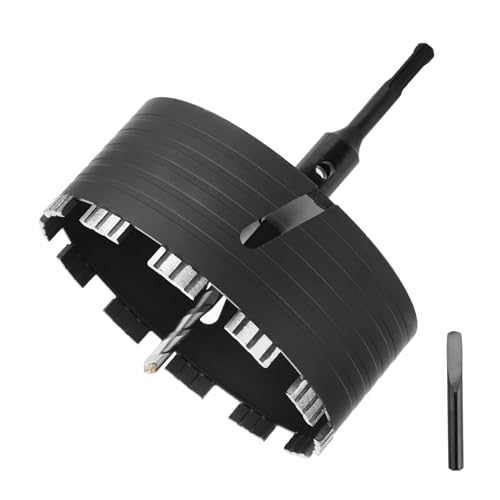 Corona di perforazione 130 mm con supporto M16, adattatore SDS Plus 110 mm per muratura, pietra calcarea, mattoni, put