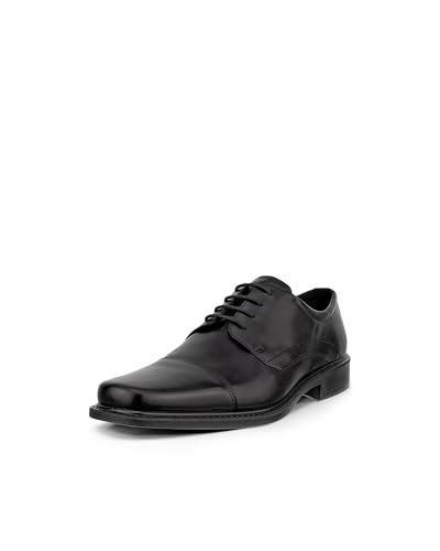 ECCO Men's New Jersey Lace-up Oxford, Black, 12-12.5 M US