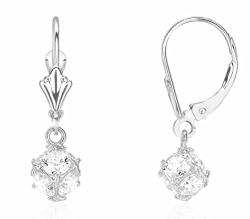 Ultimate Design 1.45 Ct Round Cut Diamond Vintage Drop &