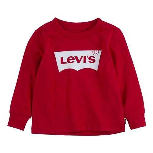 Levi's Kids L/S Batwing Tee Bébé Garçon Superred 36 Mois