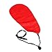 Acouto Saxophone Cloth A Shape Washable Soft Tool Accessory for Flutes Piccolos Clarinet Care (Red)