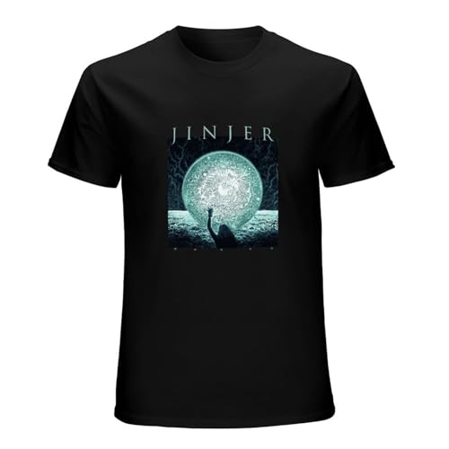 TuoMilky Jinjer Macr Unisex 100% Cotton Short-Sleeve T-Shirts Black S