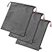  Pack of 3 Universal Water Proof Headphone Protection Pouch Bag 11 x 9.25" in Metallic Gray Color