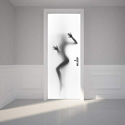LOVEJJ Türtapete selbstklebend TürPoster 3d türaufkleber Horror wieder ablösbar Landschaft Städte Poster Bildtapete mural doorposters Fotowand 77 x 200 cm Cover