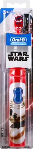 Oral-B Escova de dentes elétrica para crianças com tecnologia Star Wars da Disney para crianças a pa
