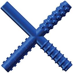 CHEW STIXX CS1000 Sensory University Original Non Flavored Chew Stick, 0.63" Height, 4" Width, 4.75" Length, Blue