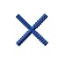 CHEW STIXX CS1000 Sensory University Original Non Flavored Chew Stick, 0.63" Height, 4" Width, 4.75" Length, Blue