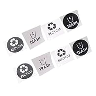 Waste paper bins:made of pvc materials for safe and use,garbage can stickers Recycle stickers for trash bins:the large lettering and picture decal is easily noticable, easy to apply, and easy to use,trash and recycle stickers Stickers for trash bins:...