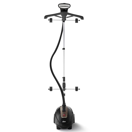 Catálogo para Comprar On-line Plancha de Vapor Singer que Puedes Comprar On-line. 45 Oster® Vaporizador de Ropa de Pedestal Vertical, con Gancho 360° para Sostener las Prendas, Negro