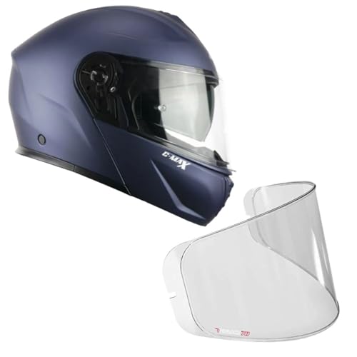 Casco Moto Modular CGM 569 C MAX City Azul Satinado Mate Talla XL + PINLOCK 70 Incluido