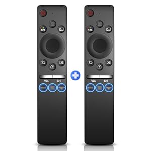 Set van 2 universele afstandsbediening voor alle S-amsung tv's, led QLED UHD frame, zonne-energie, 4K 8K, originele smart tv, universele afstandsbediening met shortcut knop