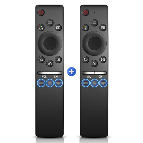 Pack de 2 mandos a distancia universales para todos los televisores S-amsung LED QLED UHD Frame Solar 4K 8K Smart TV Original Remote, mando a distancia universal con botón de acceso directo
