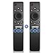2er-Pack Universal Fernbedienung für alle S-amsung Fernseher LED QLED UHD Frame 4K 8K Smart TV Original Remote, Universalfernbedienung mit Shortcut Taste für NeIfli, P.Video und Ra-kuten TV Plus