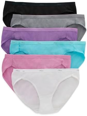 Hanes Women's Cotton Bikini Panty Multipack