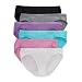 Hanes Women's 6 Pack Cotton Bikini, Assorted, 9