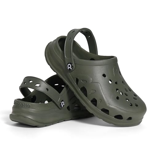 Image of HEVA Womens Garden Clogs | Classic Slip-on Slippers,Quick Drying Sport Sandals