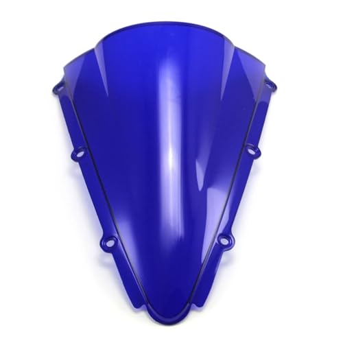 Pare-Brise de Moto Double Bulle YZF-R1 Bleu Déflecteur Vent YZF1000