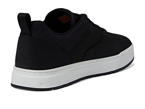 Image of Timberland Maple Grove Leather Ox Sneakers for Men - Leather Upper with Lace Up Closure, Elegant and Round Toe Design