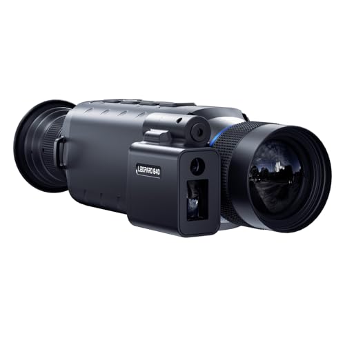 PARD Wärmebildkamera Jagd, mit 12 μm Pixelgröße, WLAN, wasserdicht, hohe Empfindlichkeit (NETD ≤ 20 mK) für Jagd, Überwachung und Outdoor-Expeditionen, Leopard 640 with 35mm lens,Entfernungsmesser