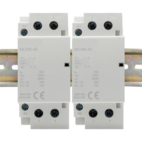 Contacteur modulaire MCH8-40 automatique 2P 40A à commutation silencieuse