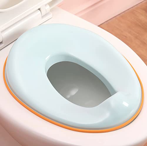 Toilettensitzauflage für Jungen und Mädchen, stabiler Töpfchensitz, rutschfest und ideal für Reisen (orange) (gelb) Cover