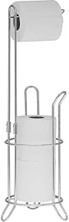 Simple Houseware Bathroom Toilet Tissue Paper Roll Storage Holder Stand, Chrome Finish
