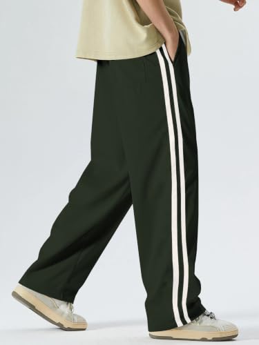 Image of GRECIILOOKS Men's Loose Mid Rise Casual Trousers Pants | Regular | Sports Stylish Track Pant | Sweatpants (Available in Plus Size)