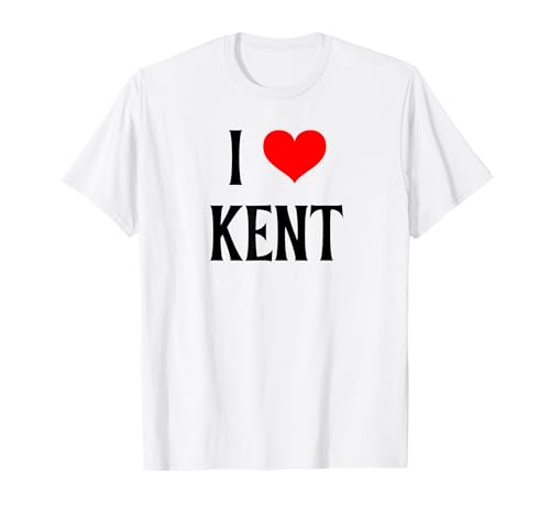 I Love Kent I Heart Kent USA Holiday Travel Souvenir T-Shirt