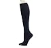 Dr. Motion 4 Pairs Therapeutic Graduated Compression Women's Knee-hi Socks (Solid All Navy)