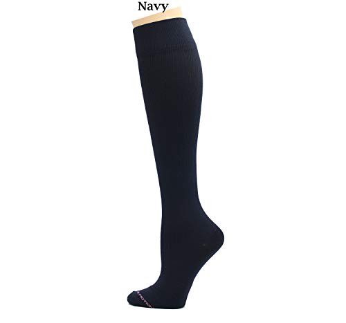 Image of 4 Pairs Pack Women's Dr. Motion Graduated Compression Knee High Socks