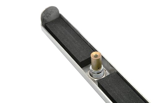 Vinland Marine 304 Stainless Steel Black Outboard Motor Lock Bar 12\" long, trolling motor lock, small outboard motor lock, boat motor lock, outboard lock, outboard engine lock