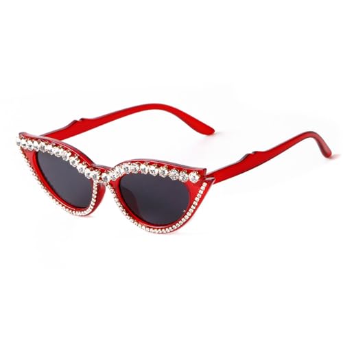 Lunettes de soleil œil de chat diamant pour sublimer votre regard
