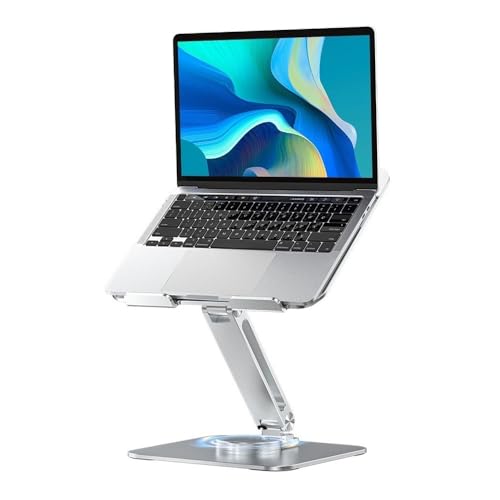 Support Ordinateur Portable Rotatif en Aluminium pour le Télétravail Confortable